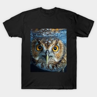 Underwater Owl - Awesome Owl #3 T-Shirt